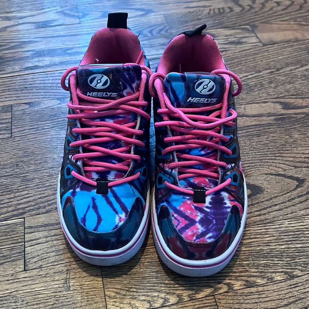 HEELYS Blue Pink Tie Dye Skate
Tennis Shoes Girls 5
